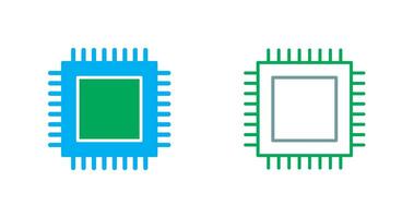 diseño de icono de cpu vector