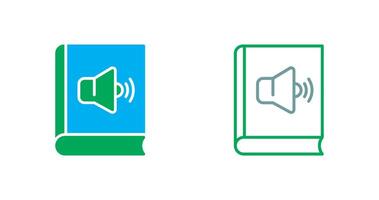 Audio Book Icon Design vector