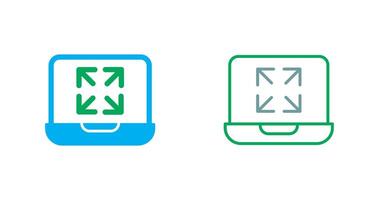 Maximize Icon Design vector