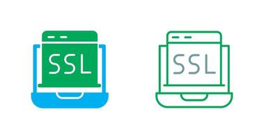 SSL Icon Design vector