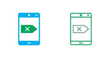 Delete Icon Design vector