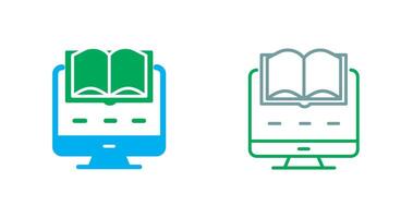 Digital Learning Icon Design vector
