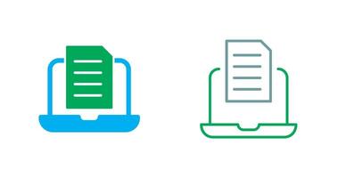 Document Icon Design vector