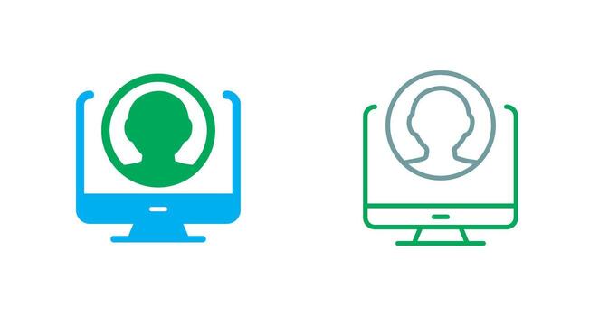 Profile Icon Design vector