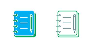 Journal Icon Design vector