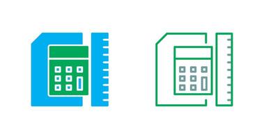 Ruler Icon Design vector