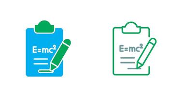 Formula Icon Design vector