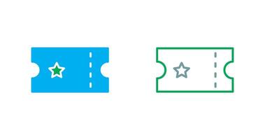 Ticket Icon Design vector
