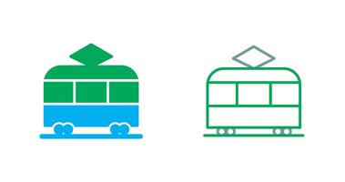 Tram Icon Design vector