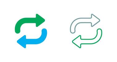 Repeat Icon Design vector