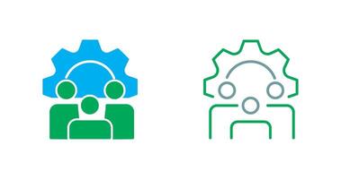 Manage Icon Design vector