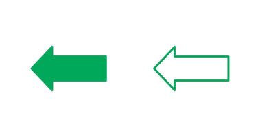 Left Icon Design vector