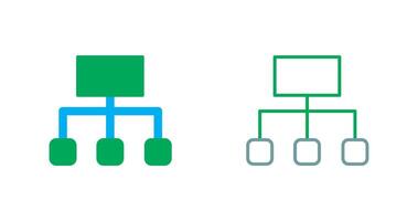 Flowchart Icon Design vector