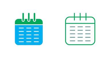 Calendar Icon Design vector