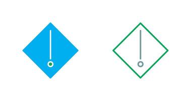 Warning Icon Design vector