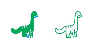 dinosaurio icono diseño vector