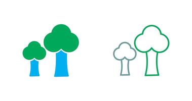 Trees Icon Design vector