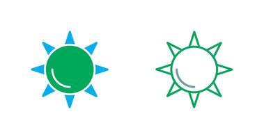 diseño de icono de sol vector