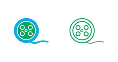 Reel Icon Design vector