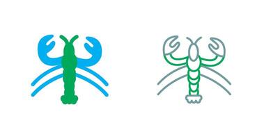 Lobster Icon Design vector