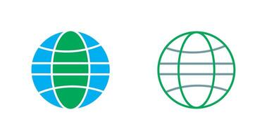 Globe Icon Design vector