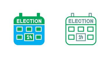 Election Day Icon Design vector