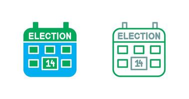 Election Day Icon Design vector