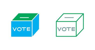 Ballot Box Icon Design vector