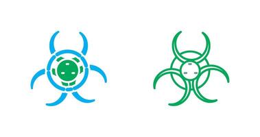 Biohazard Icon Design vector