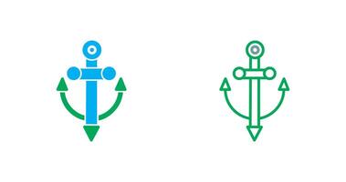 Anchor Icon Design vector