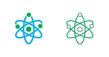 Atom Icon Design vector