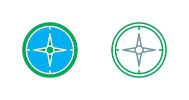 Compass Icon Design vector