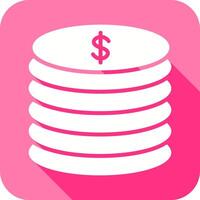 Stack of Coins Icon vector