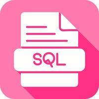 SQL Icon Design vector