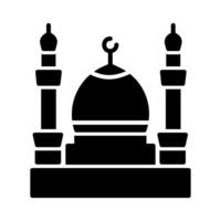 diseño de icono de mezquita vector