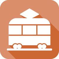 Tram Icon Design vector