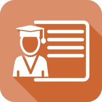 Lecture Icon Design vector