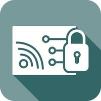 Protected WiFi Icon vector