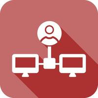 empresa red icono vector