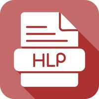 HLP Icon Design vector