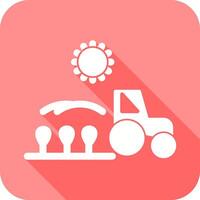 Smart Farm Icon Design vector