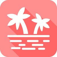 Island Icon Design vector