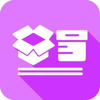 cajas icono diseño vector