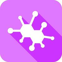 Molecule Icon Design vector