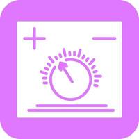 Temperature Knob Icon vector