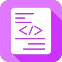 Piece of Code Icon vector