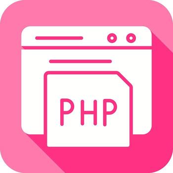 PHP Icon Design vector