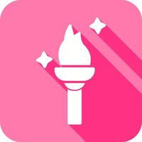 Torch Icon Design vector