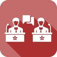 Debate Icon Design vector