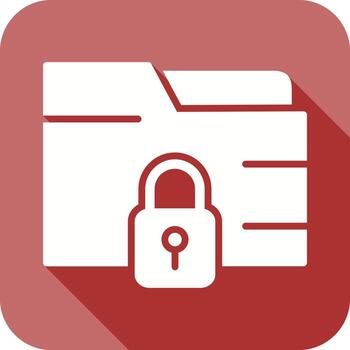 Secure Folder Icon vector